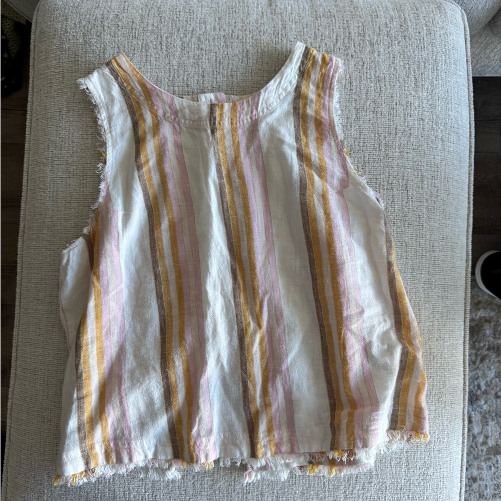 Striped Sleeveless Top